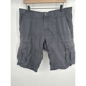 The North Face Men's Cargo Shorts‎ Gray Plaid Size 34 Regular